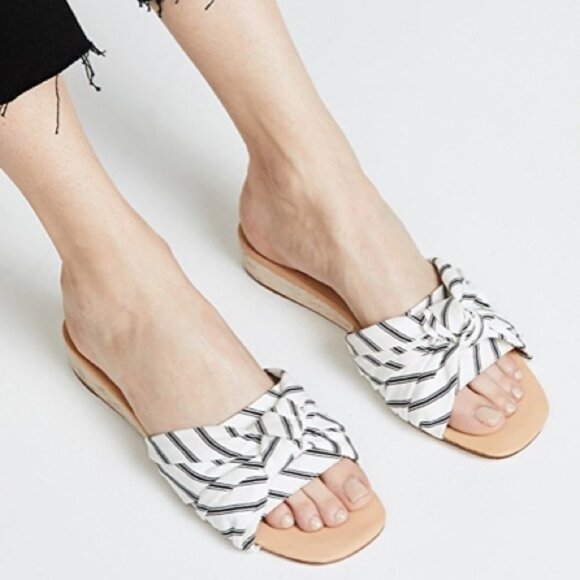 Joie Fabrizia Slide Wedge Sandal 39.5 Knotted - Picture 1 of 15